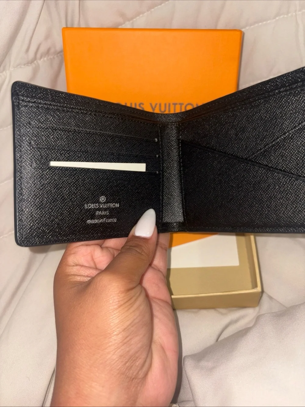 Fashion Black and Gray Men’s Wallet